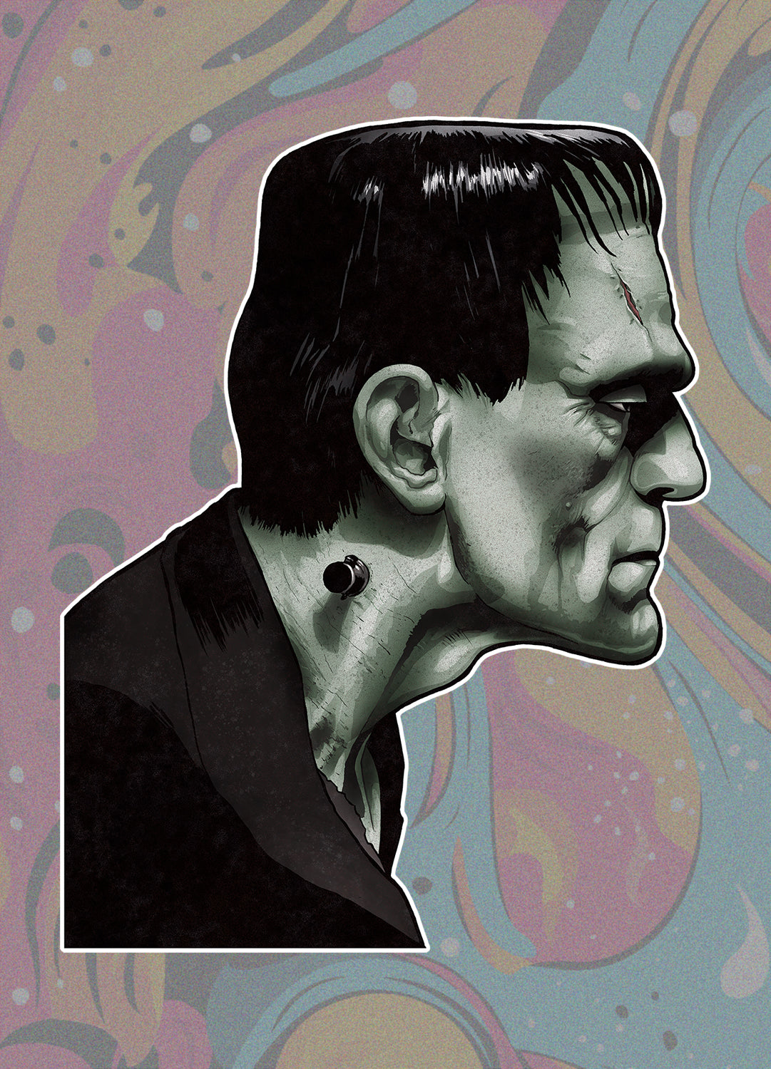 Frankenstien decal