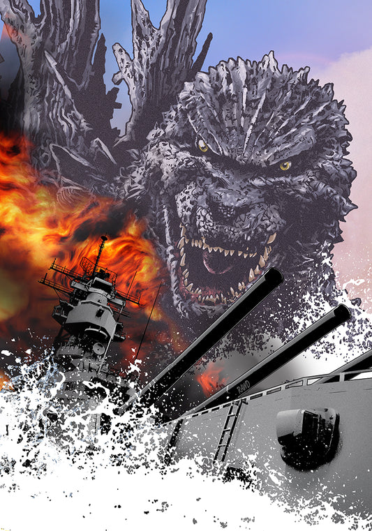 Godzilla print