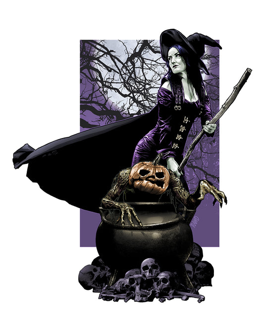 Witch's spell print