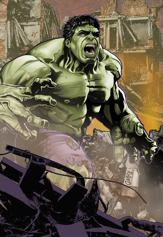 Hulk smash print