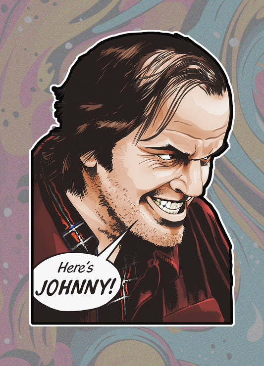 Here's Johnny decal