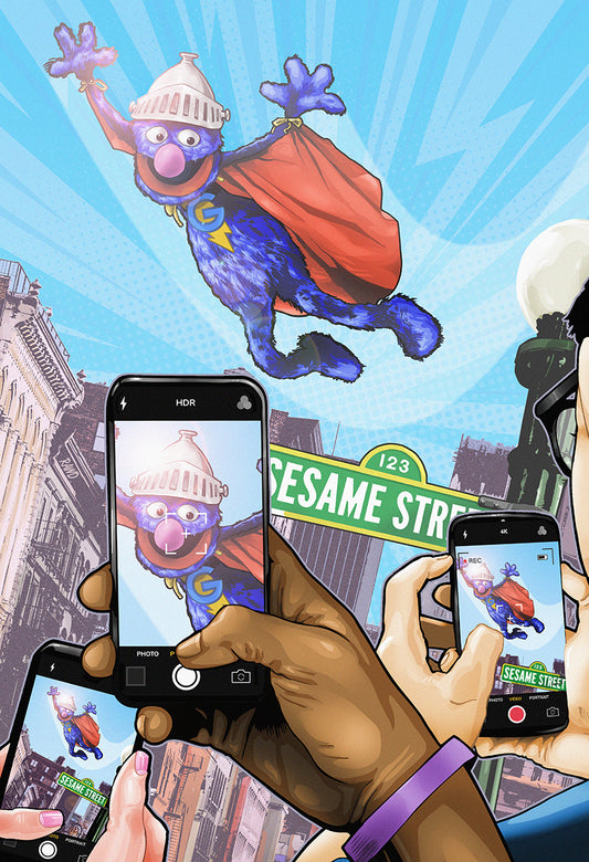 Super Grover print