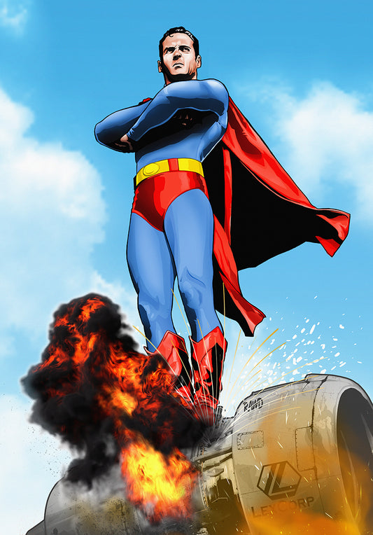 Man of steel print