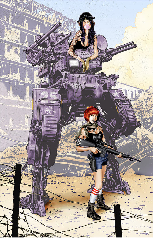 Laverne & Shirley of the wasteland print